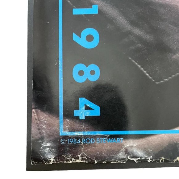 *VINTAGE* ROD STEWART 1984 TOUR POSTER. - Picture 4 of 4